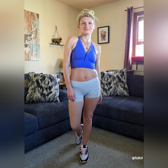 NWOT FP Movement Happiness Runs Henley Tank Electric Cobalt Size XS/S - Picture 13 of 14